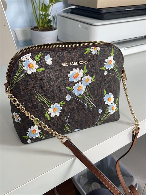 michael kors floral crossbody bag|michael kors men's crossbody bag.